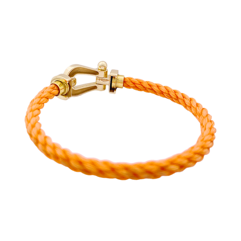 Fred yellow gold bracelet, "Force 10" collection.