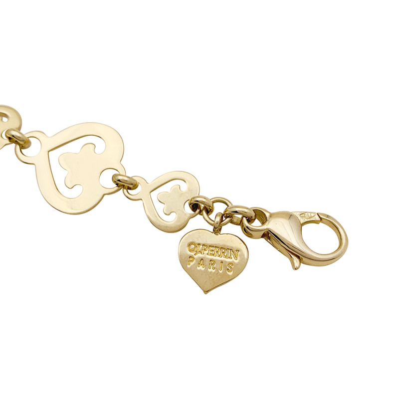 O.J. Perrin bracelet "Coeur Légende" yellow gold.