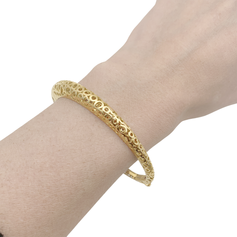 Roberto Coin gold bracelet.