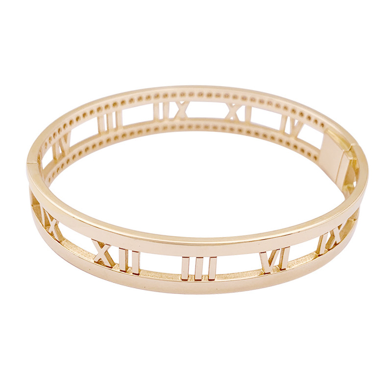 Tiffany & Co. rose gold and diamonds bracelet "Atlas".