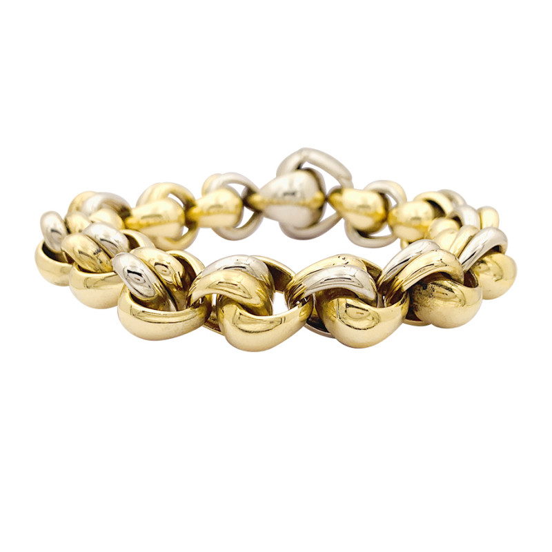 Pomellato vintage two gold bracelet.