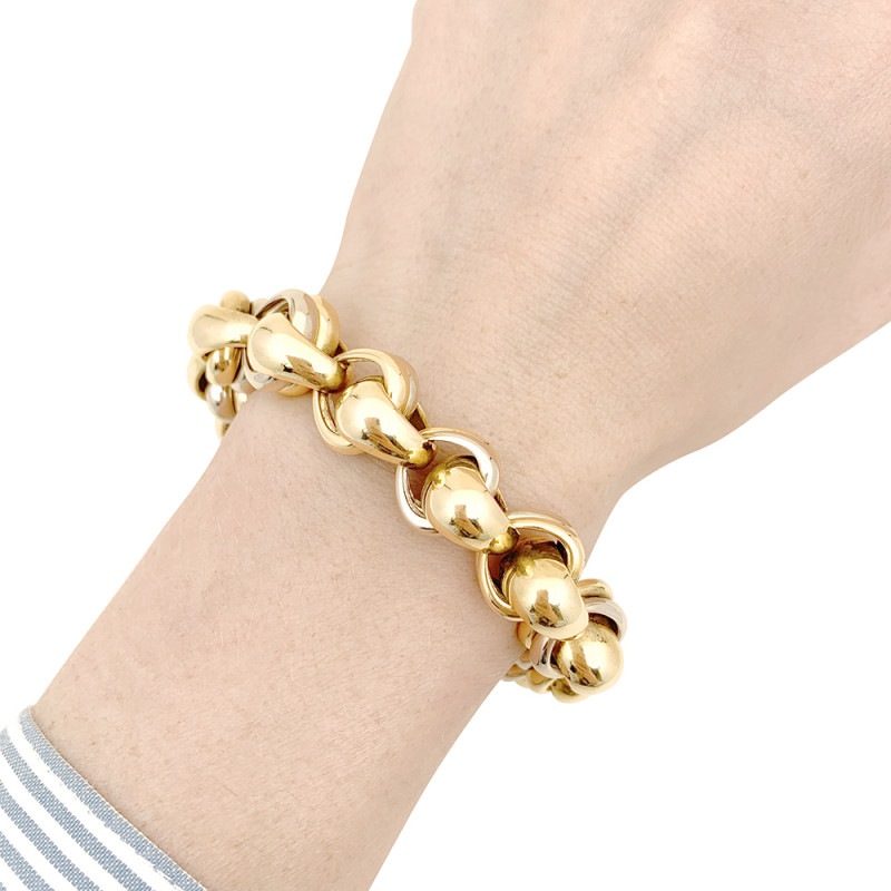 Pomellato vintage two gold bracelet.