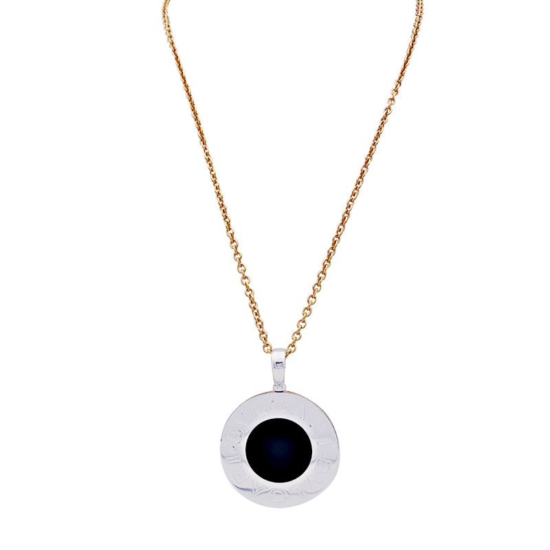 Bvlgari onyx necklace hot sale