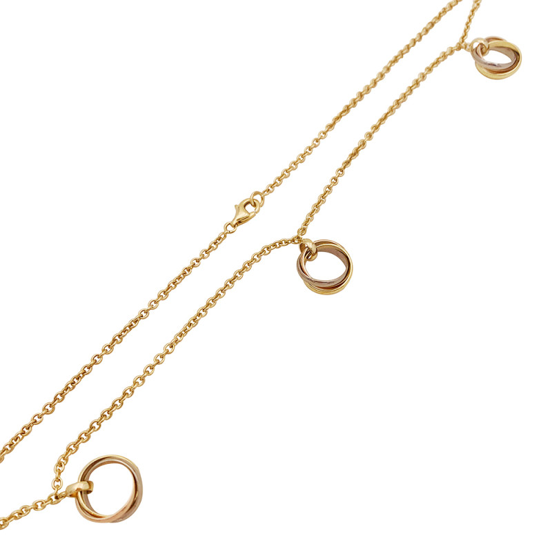 Collier Cartier "Trinity" trois ors.