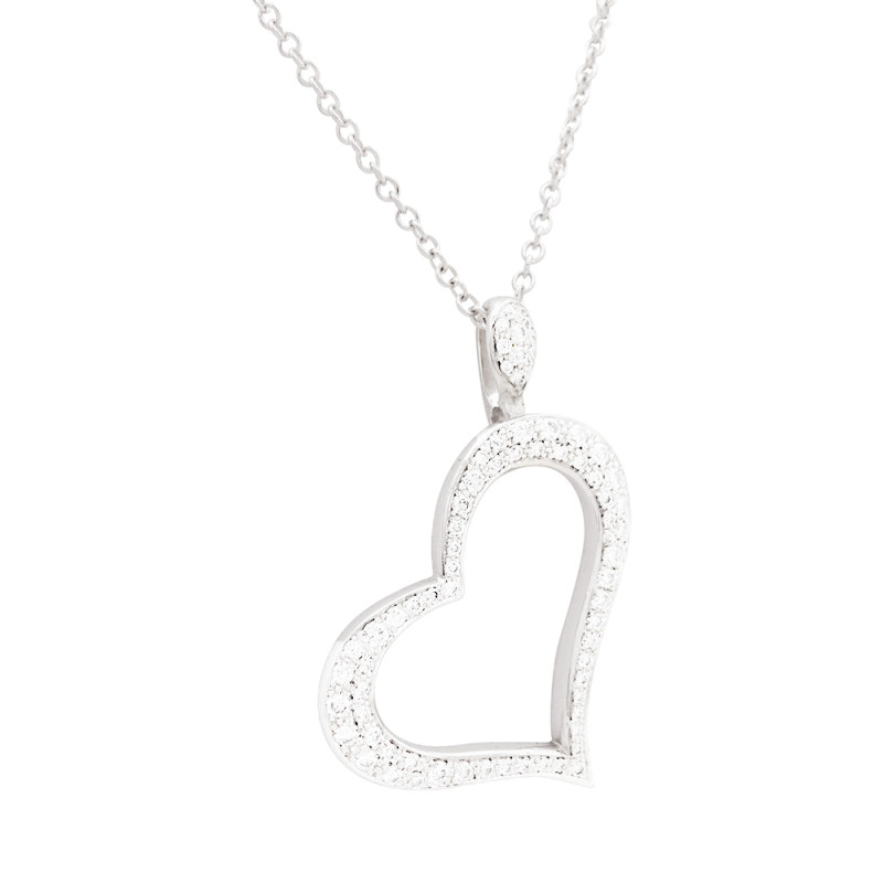 Piaget gold and diamonds "Coeur" necklace.