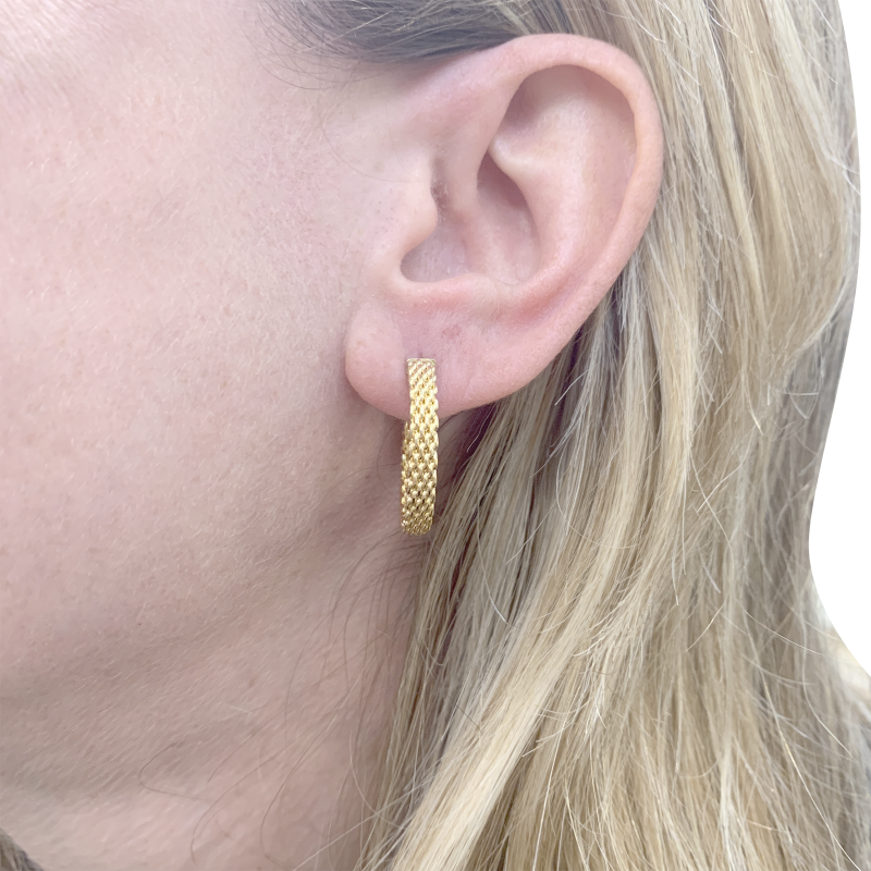 Tiffany & Co "Somerset" earrings, gold.