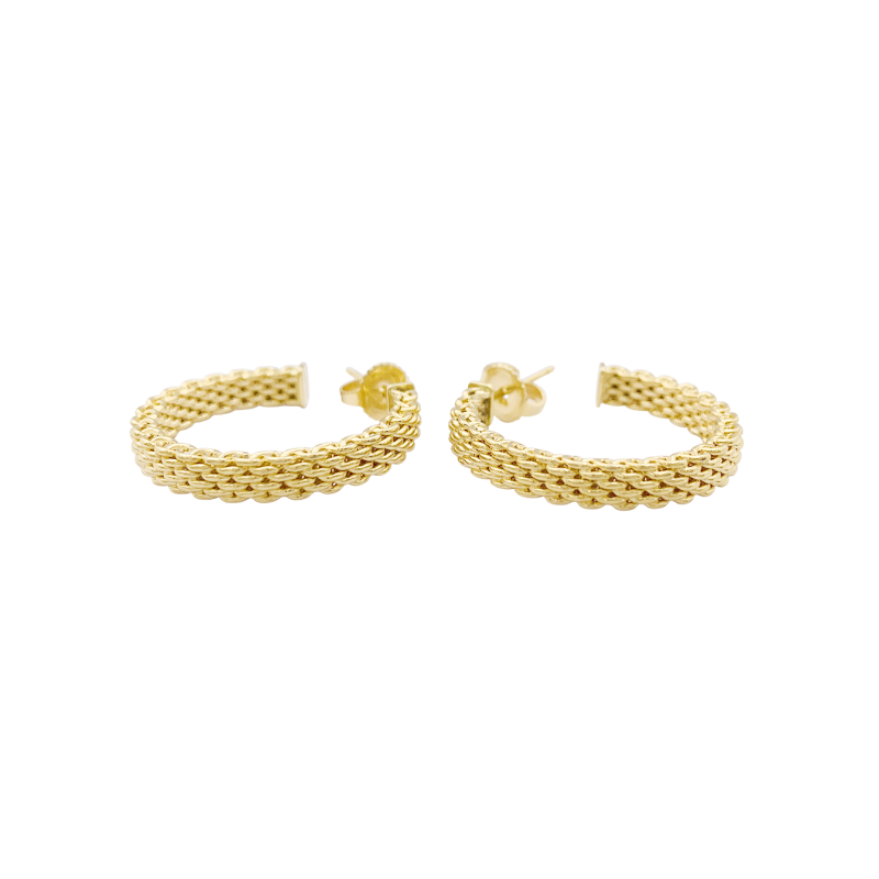 Tiffany & Co "Somerset" earrings, gold.