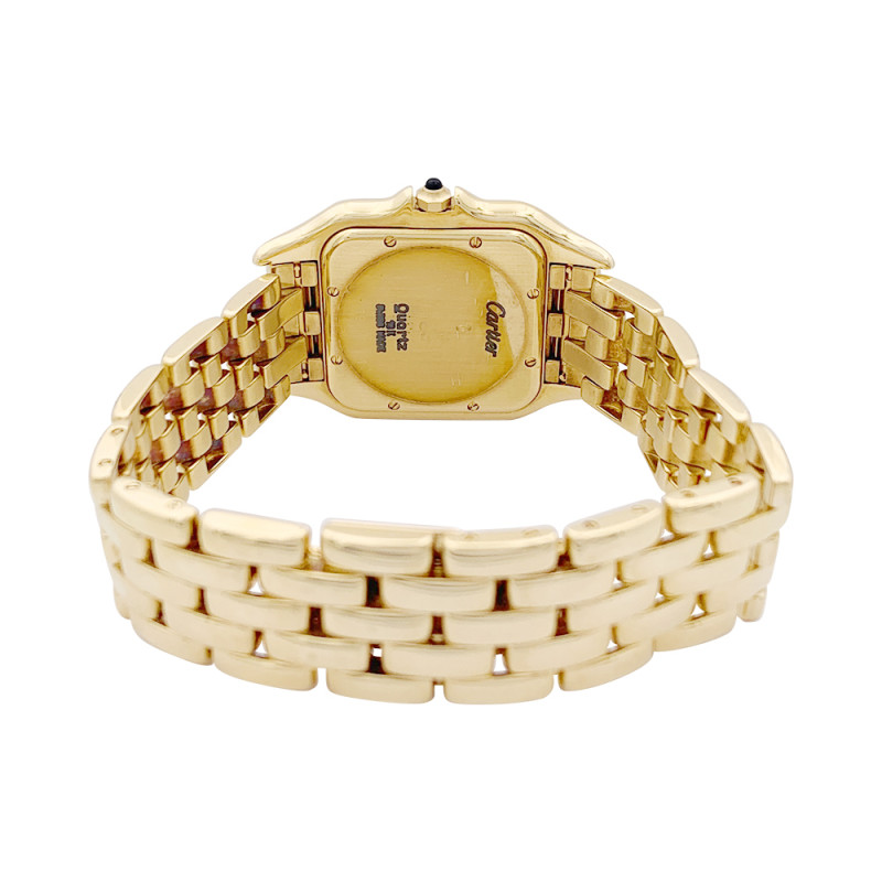 Cartier yellow gold watch, "Panthère" collection.