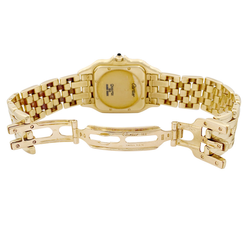 Cartier yellow gold watch, "Panthère" collection.