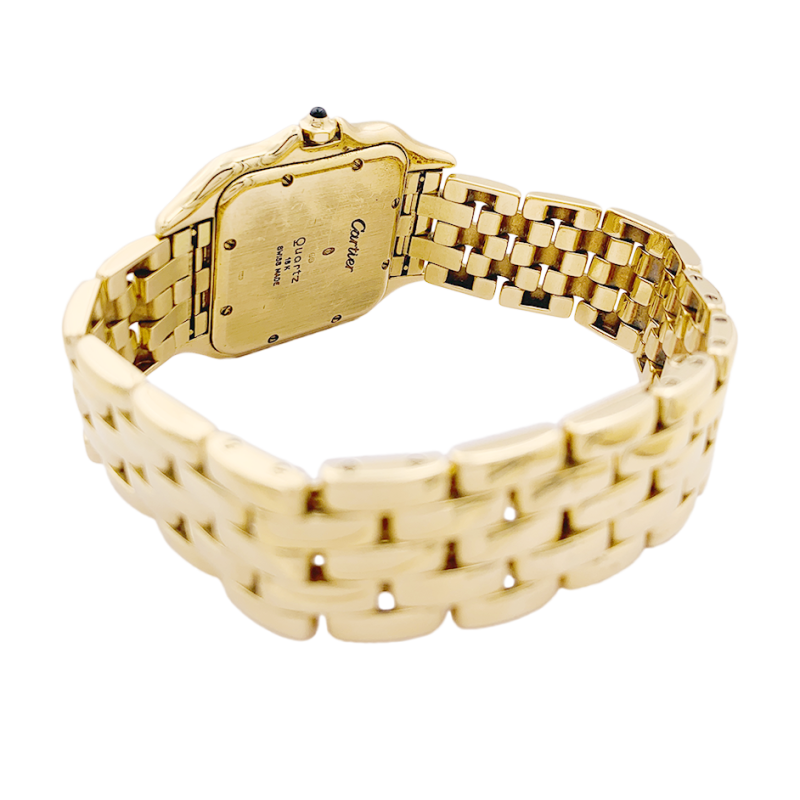 Cartier yellow gold watch, "Panthère" collection.