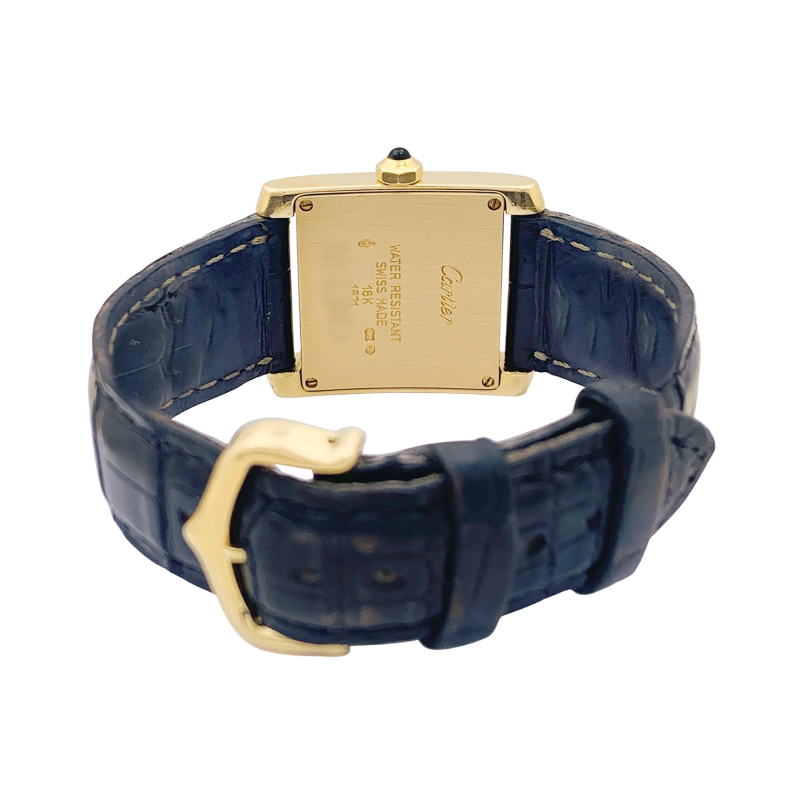 Cartier "Tank Française" watch, gold.