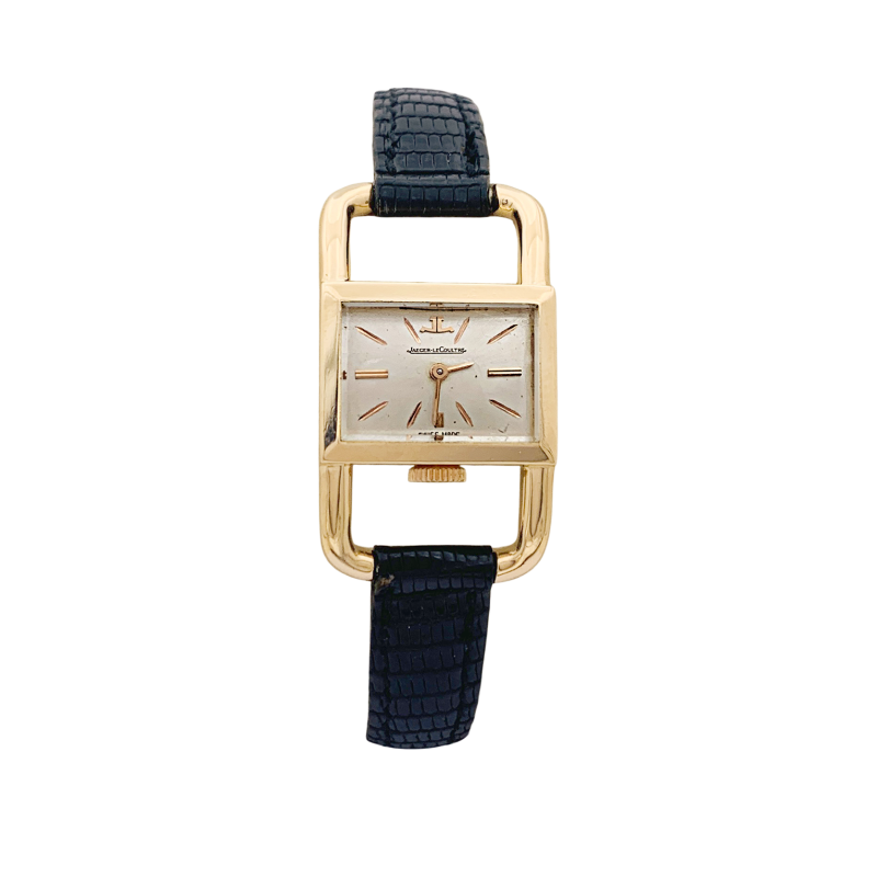 Jaeger-Lecoultre gold watch, "Etrier" collection.