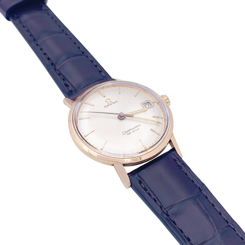 Omega rose gold watch,"Seamaster De Ville" model.