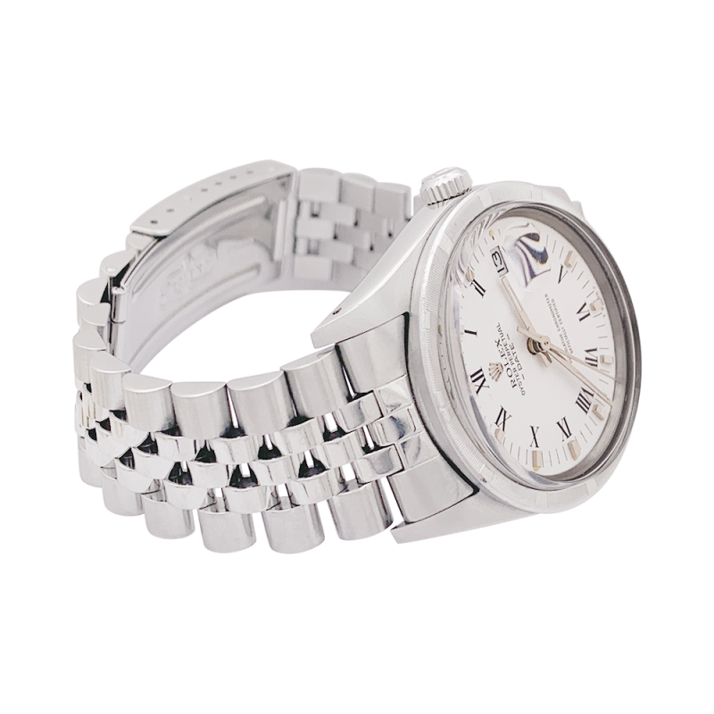 Montre Rolex "Oyster Perpetual Date" acier.