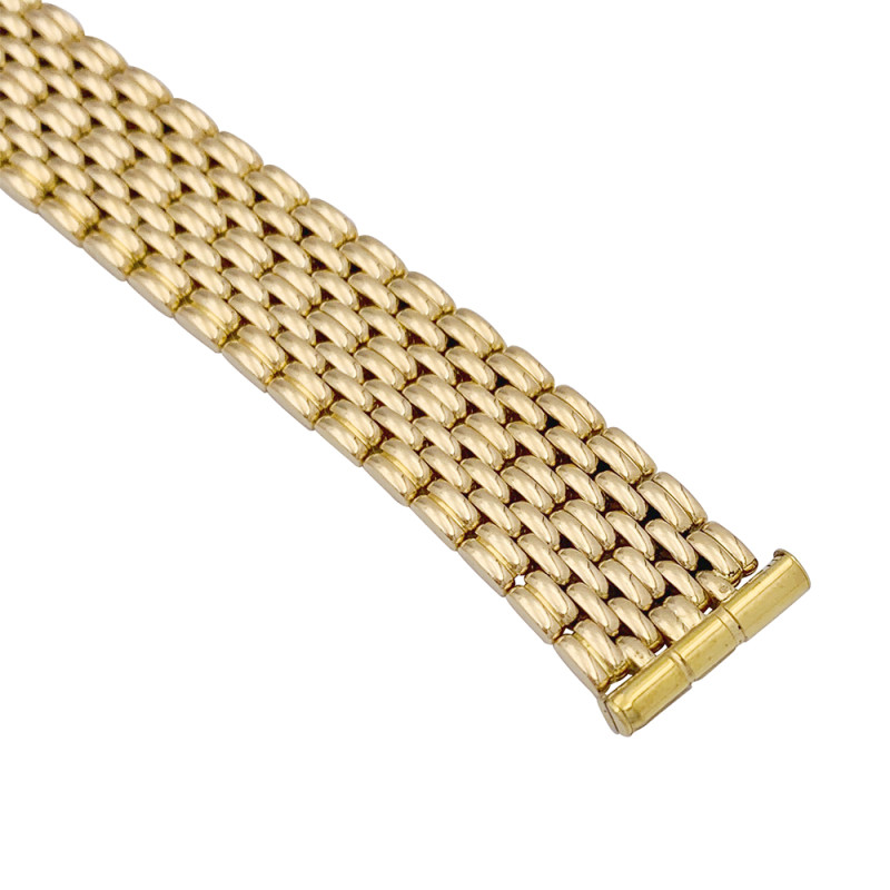 Yellow gold Boucheron watch, "Reflet" collection.