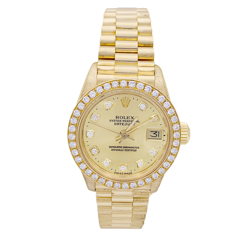 YRolex gold and diamonds watch, 