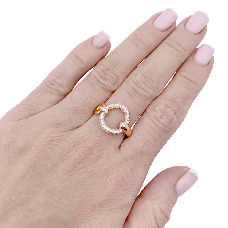 Hermes pink discount ring