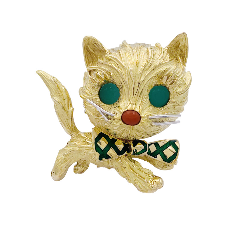 Vintage "Cat" clip.