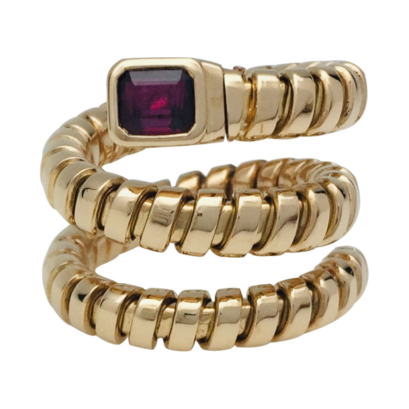 Yellow gold Bulgari ring 