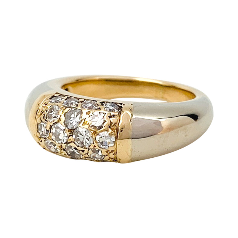 Yellow and white gold Van Cleef & Arpels ring 