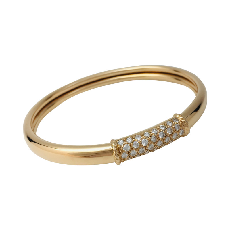 Yellow gold and diamonds Van Cleef & Arpels bracelet, 