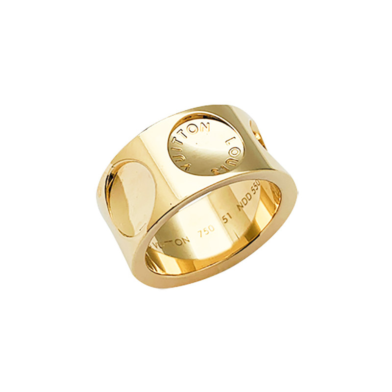 Louis Vuitton® Empreinte Ring, Yellow Gold