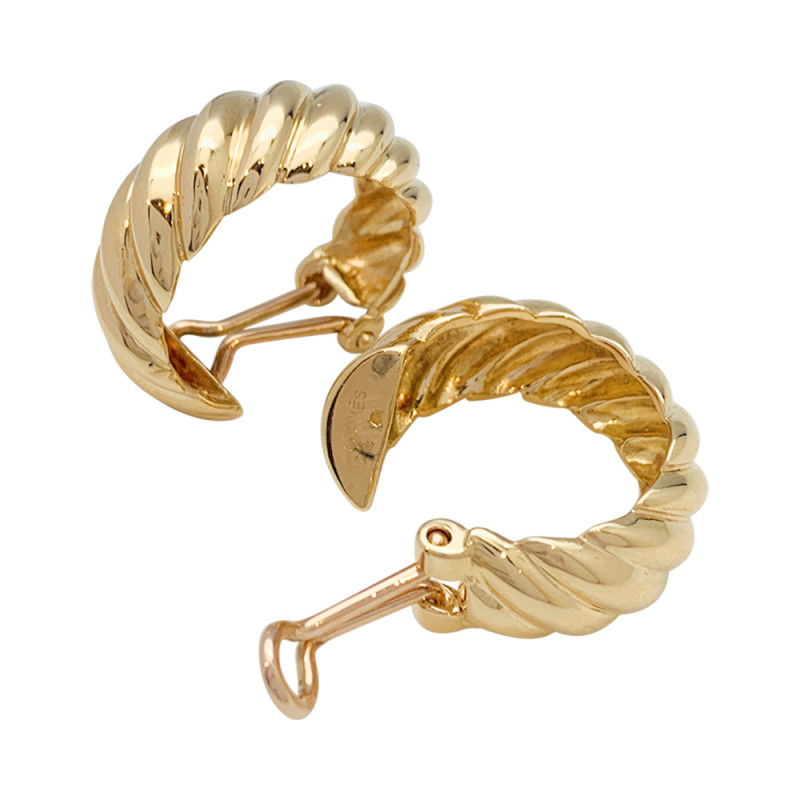 Boucles d'oreilles Hermès vintage.