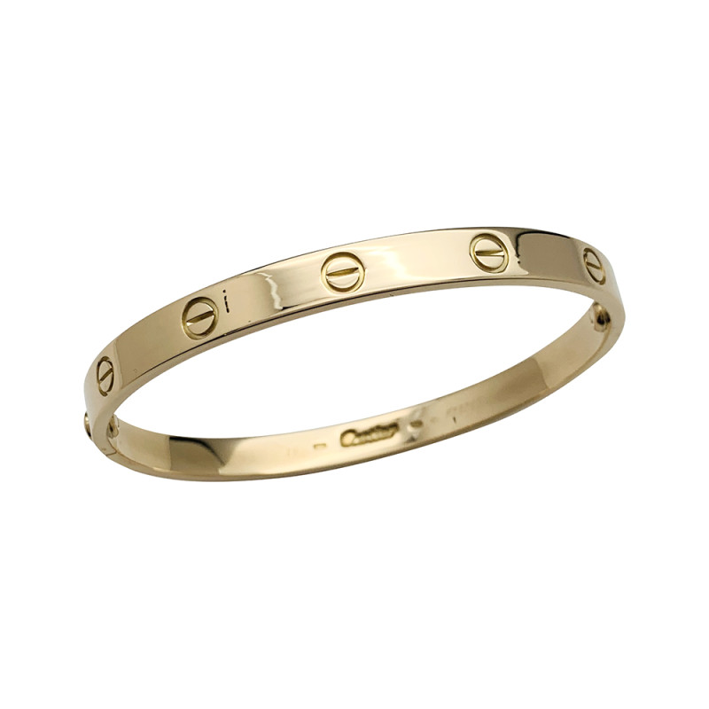 Bracelet Cartier, "Love", or jaune.