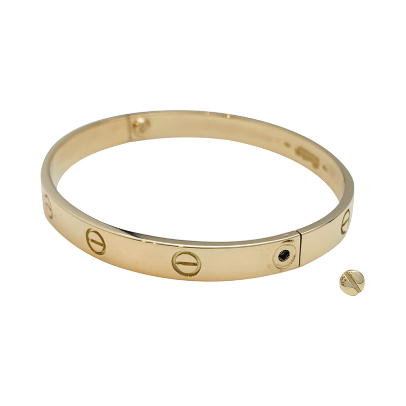 Bracelet Cartier, "Love", or jaune.