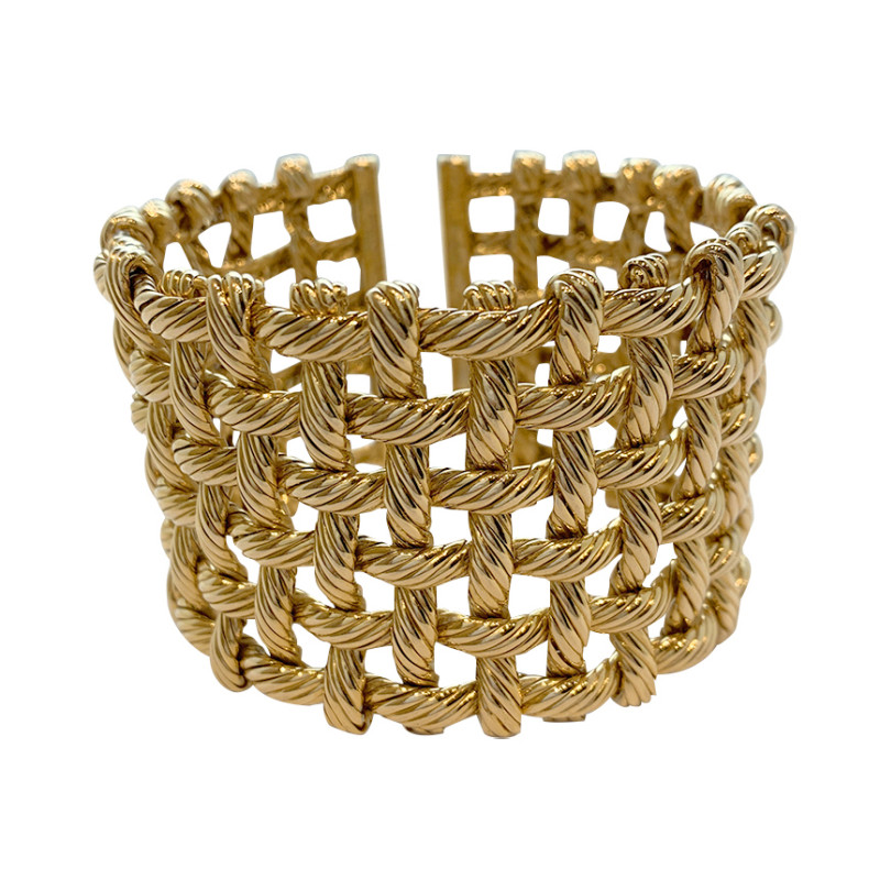 Hermes Gold Cuff Bracelet