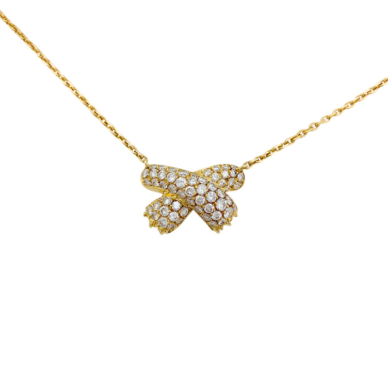 Fred necklace, Tr è fle, gold and diamonds