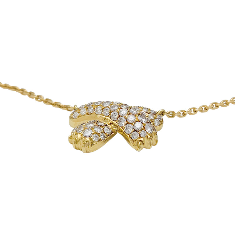 Fred necklace, Tr è fle, gold and diamonds