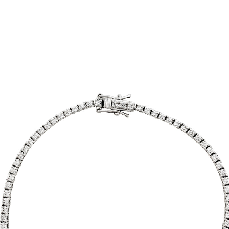 White gold bracelet, diamonds 1,38 ct.