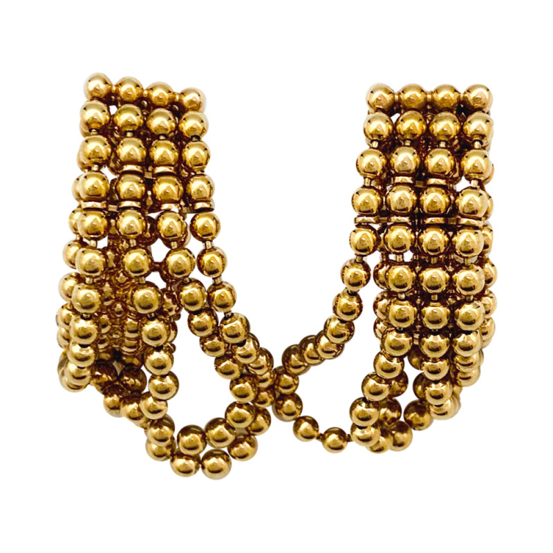 Cartier gold earrings, 